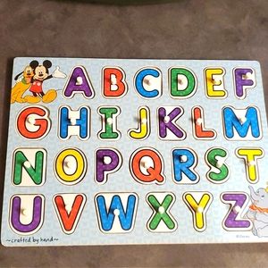 Disney Character Wood Hand Crafted Puzzle